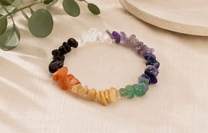 Gem Chip Stone Bracelet - Chakra