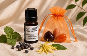 Essential Oil Blend & Crystals Set - Sensuality