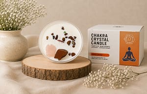 Chakra Crystal Candle – Sacral Chakra