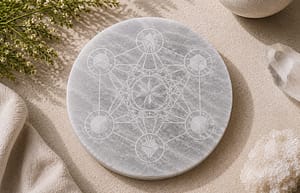 Sacred Geometry Charging Plate (18cm)