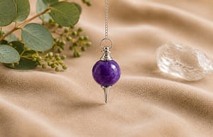 Amethyst Sphere Pendulum