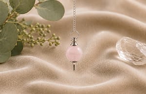Rose Quartz Sphere Pendulum