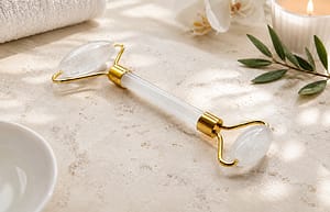 Gem Face Roller - Spiritual Receptiveness (Rock Quartz)