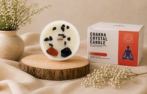 Chakra Crystal Candle – Root Chakra