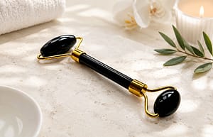 Gem Face Roller - Protection (Black Obsidian)