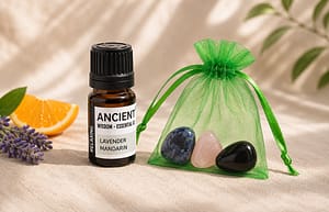Essential Oil Blend & Crystals Set - Relaxing