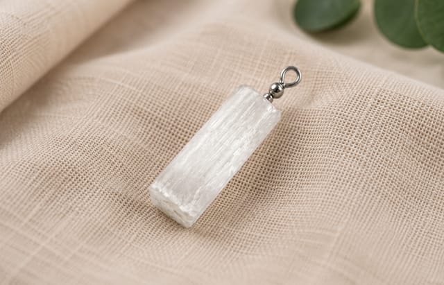 Selenite Natural Pendant - Image 3