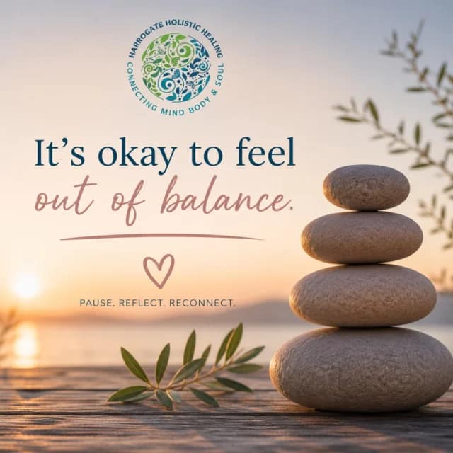 There are times in life when things can begin to feel slightly out of balance.

You might notice increased stress, emotional fatigue or a sense that your energy feels lower than usual.

These moments are often a natural reminder to slow down and reconnect with what supports your wellbeing.

Taking time to pause, reflect and care for yourself can help gradually restore a sense of balance.

Recognising these moments is often the first step toward feeling more grounded again.